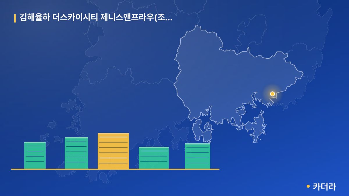 김해율하 더스카이시티 제니스앤프라우(조합원취소분) 단지 정보 카드