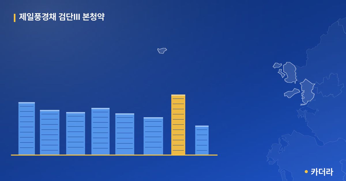 제일풍경채 검단Ⅲ 본청약 단지 정보 카드