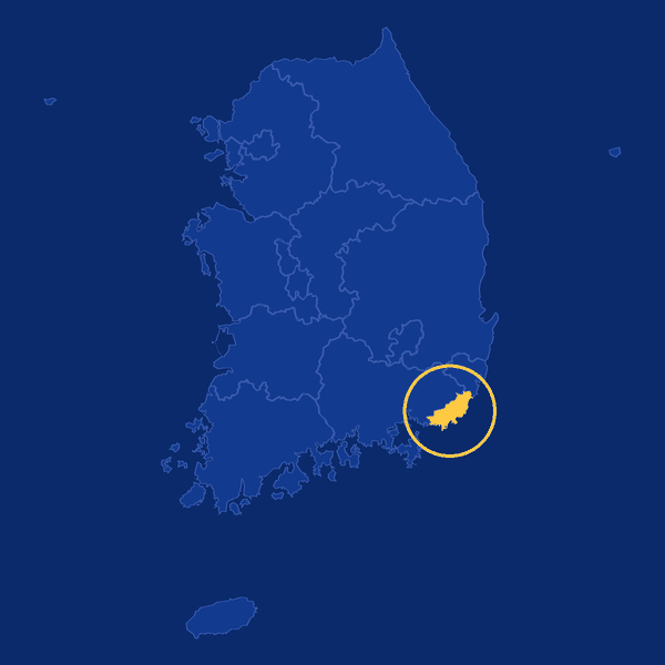 부산 위치 지도