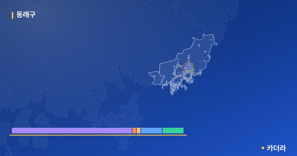 동래구 분양·재개발 현황 카드 — 신낙민3 소규모재건축 조합설립 단계