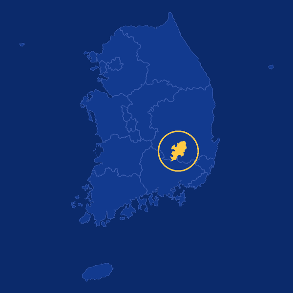 대구 위치 지도