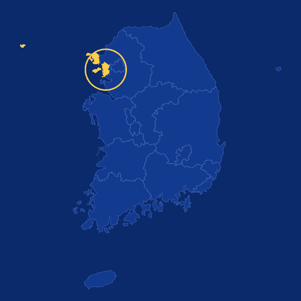 인천 위치 지도