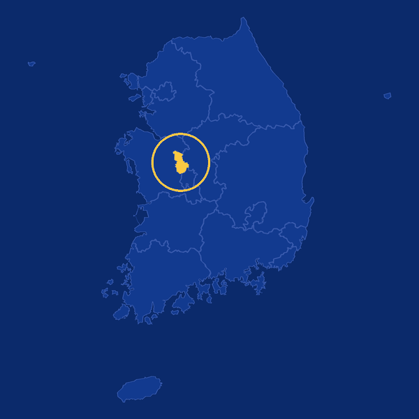 세종 위치 지도