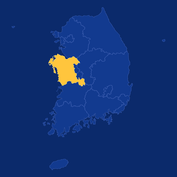 충남 위치 지도