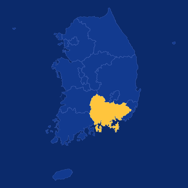 경남 위치 지도