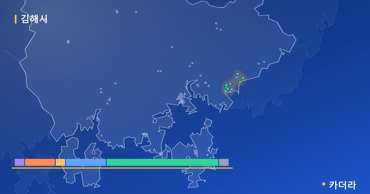 김해시 분양·재개발 현황 카드 — 김해 삼계 푸르지오 센트럴파크 착공 단계