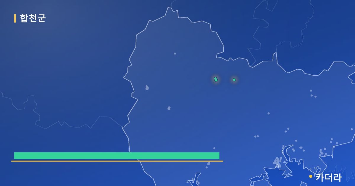 합천군 분양·재개발 현황 카드 — 강변빌라2 입주 후 단계