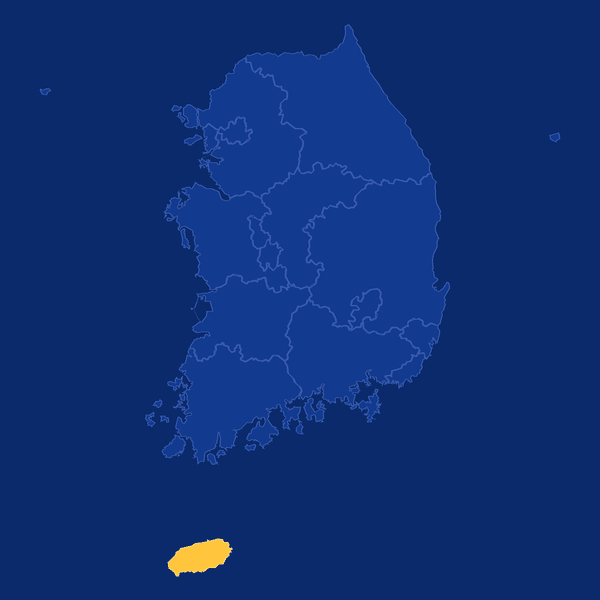 제주 지도 — 일도 더 팰리스 아파트(제주시) 위치