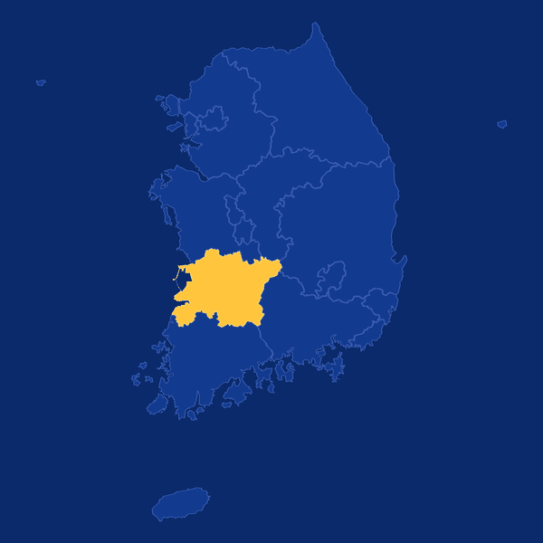 전북 위치 지도