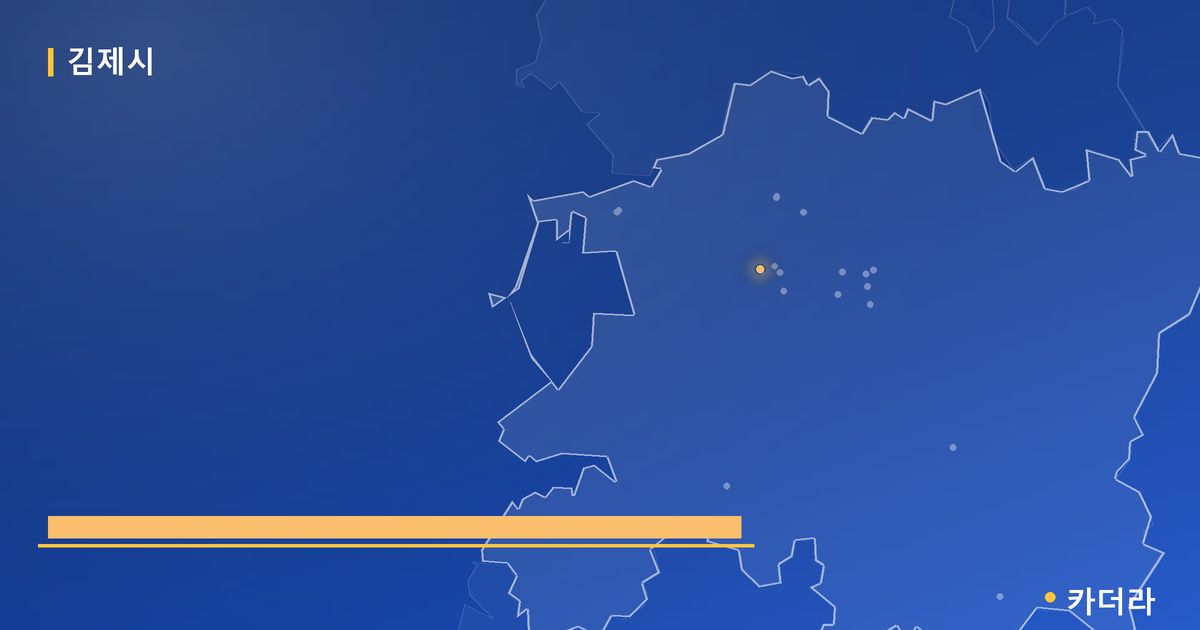 김제시 분양·재개발 현황 카드 — 검산 이지움 라프라임 입주 후 단계