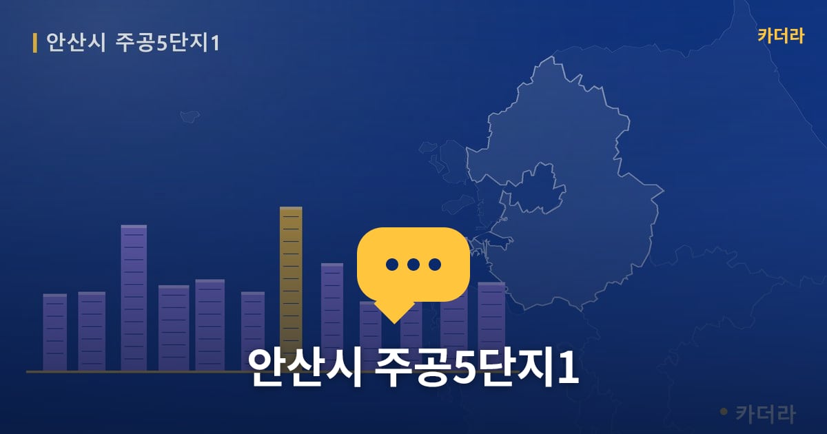 안산시 주공5단지1 현장 토론방 · 경기 안산시 소재 · 관리처분인가 단계
