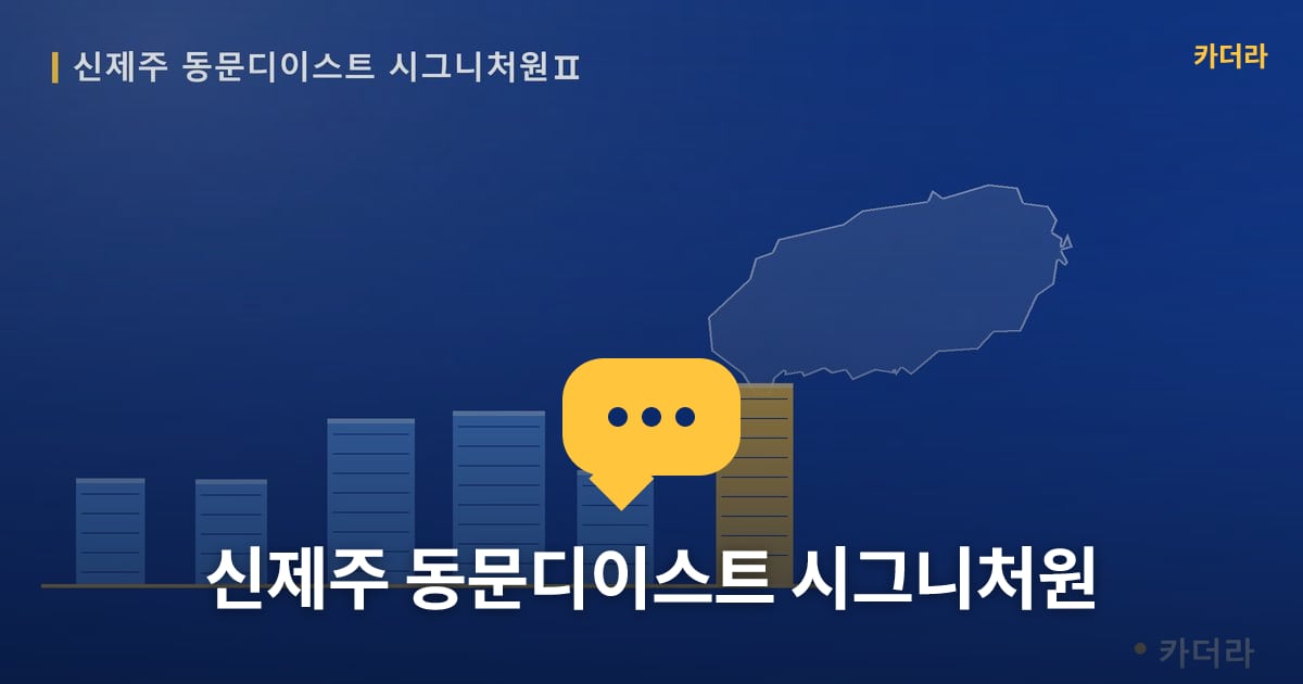 신제주 동문디이스트 시그니처원Ⅱ — 위치·규모·단계 한눈에