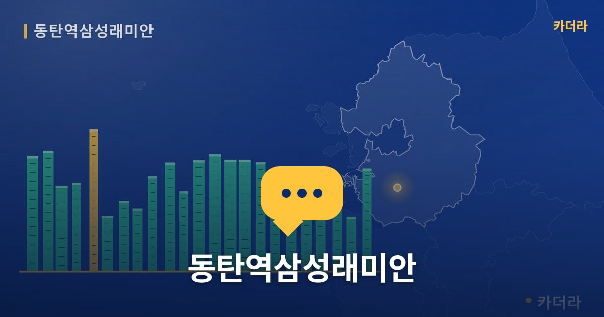 동탄역삼성래미안 — 위치·규모·단계 한눈에