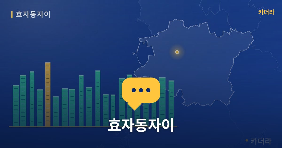 효자동자이 — 위치·규모·단계 한눈에