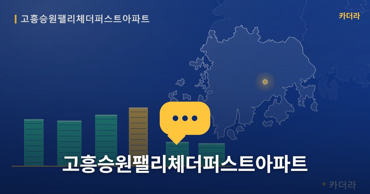 고흥승원팰리체더퍼스트아파트 — 위치·규모·단계 한눈에