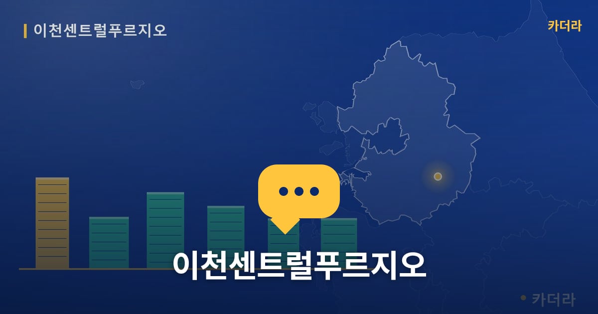 이천센트럴푸르지오 — 위치·규모·단계 한눈에
