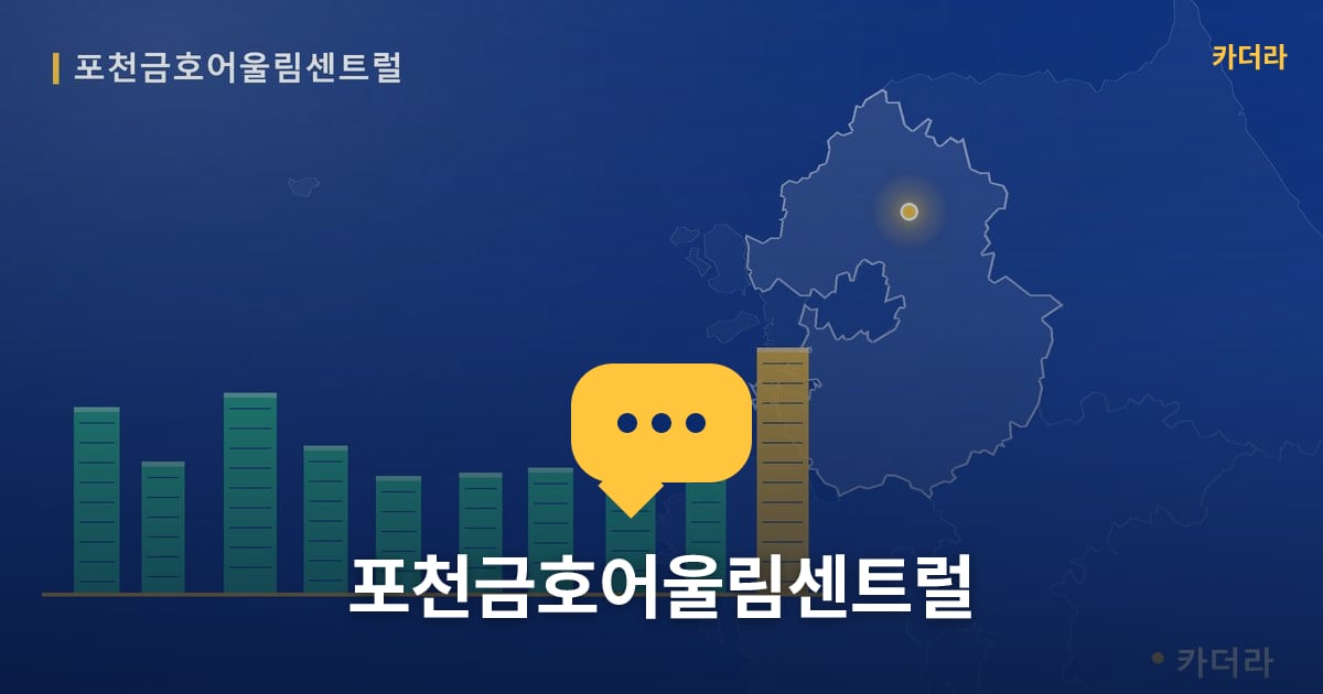 포천금호어울림센트럴 — 위치·규모·단계 한눈에