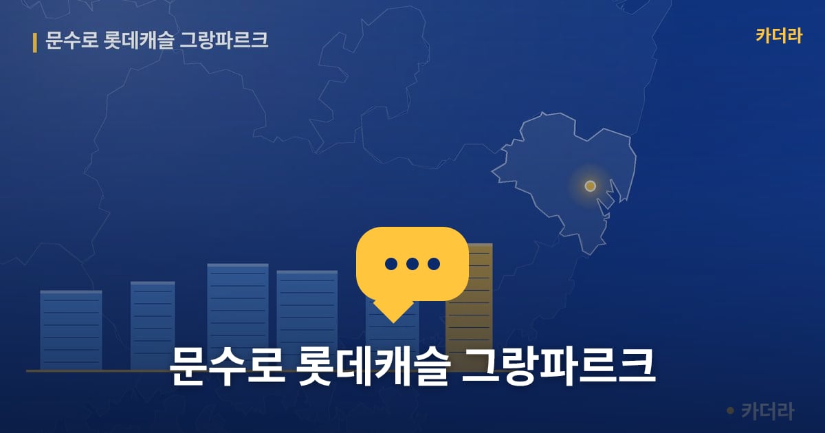 문수로 롯데캐슬 그랑파르크 — 위치·규모·단계 한눈에