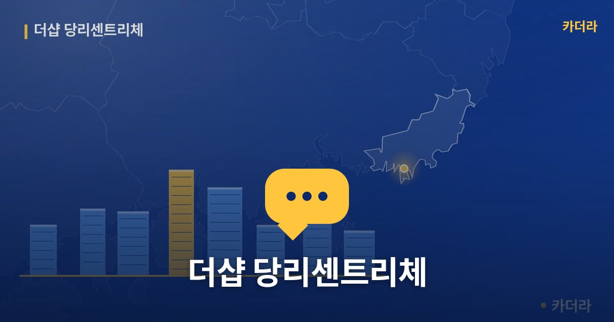 더샵 당리센트리체 — 위치·규모·단계 한눈에