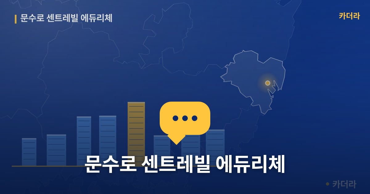 문수로 센트레빌 에듀리체 — 위치·규모·단계 한눈에