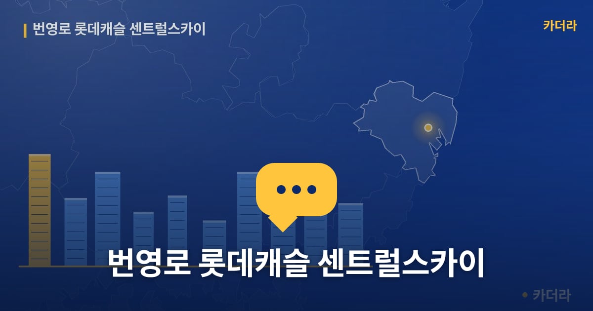 번영로 롯데캐슬 센트럴스카이 — 위치·규모·단계 한눈에