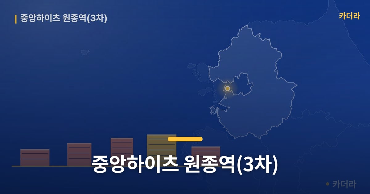 중앙하이츠 원종역(3차) — 위치·규모·단계 한눈에