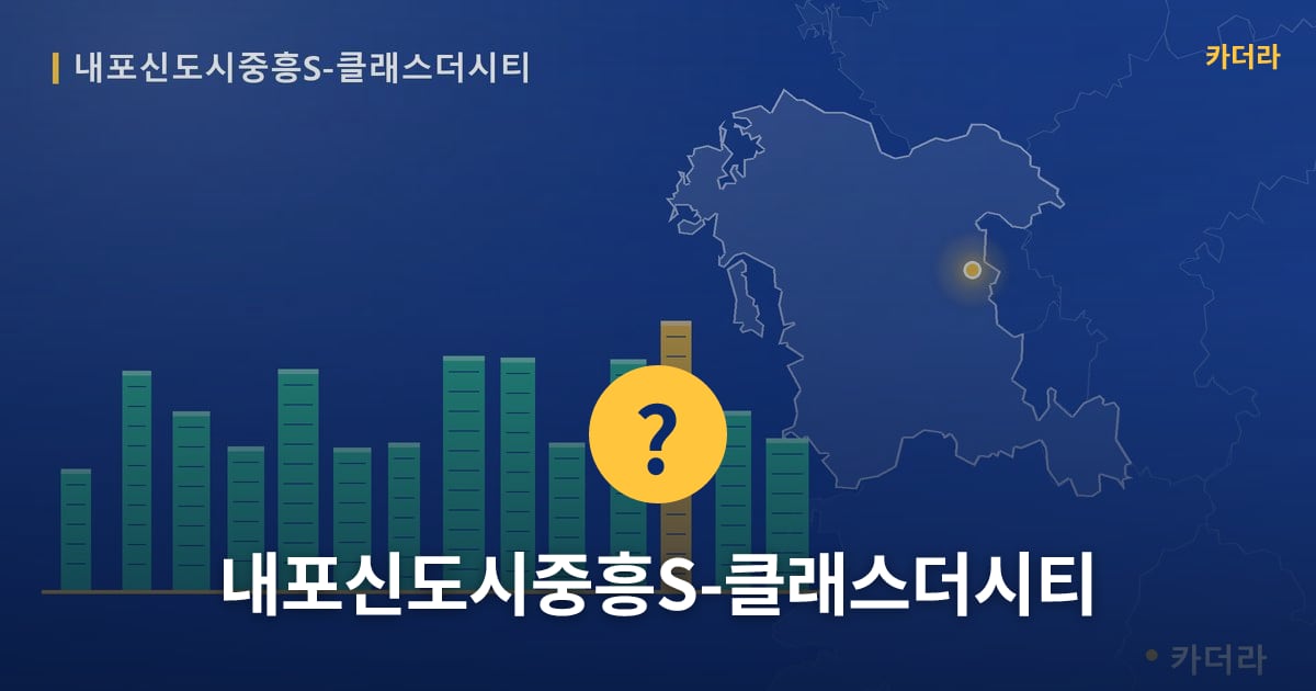 내포신도시중흥S-클래스더시티 — 위치·규모·단계 한눈에