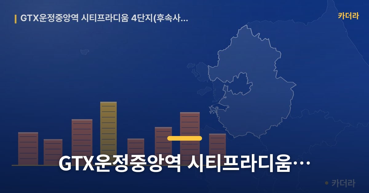 GTX운정중앙역 시티프라디움 4단지(후속사업) — 위치·규모·단계 한눈에