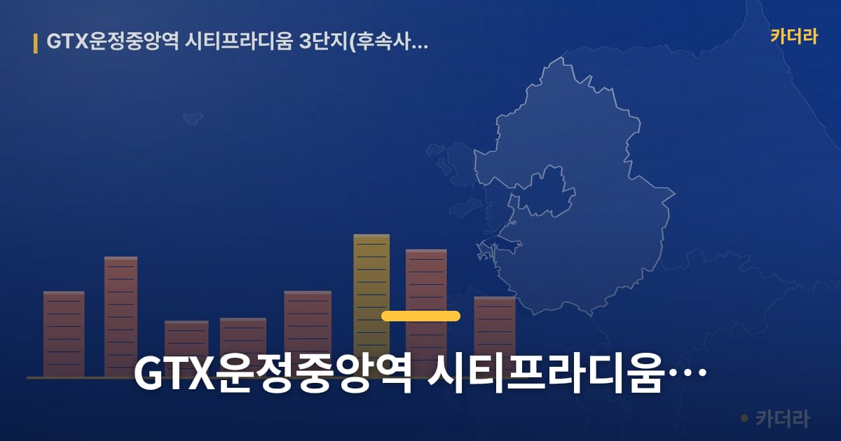 GTX운정중앙역 시티프라디움 3단지(후속사업) — 위치·규모·단계 한눈에