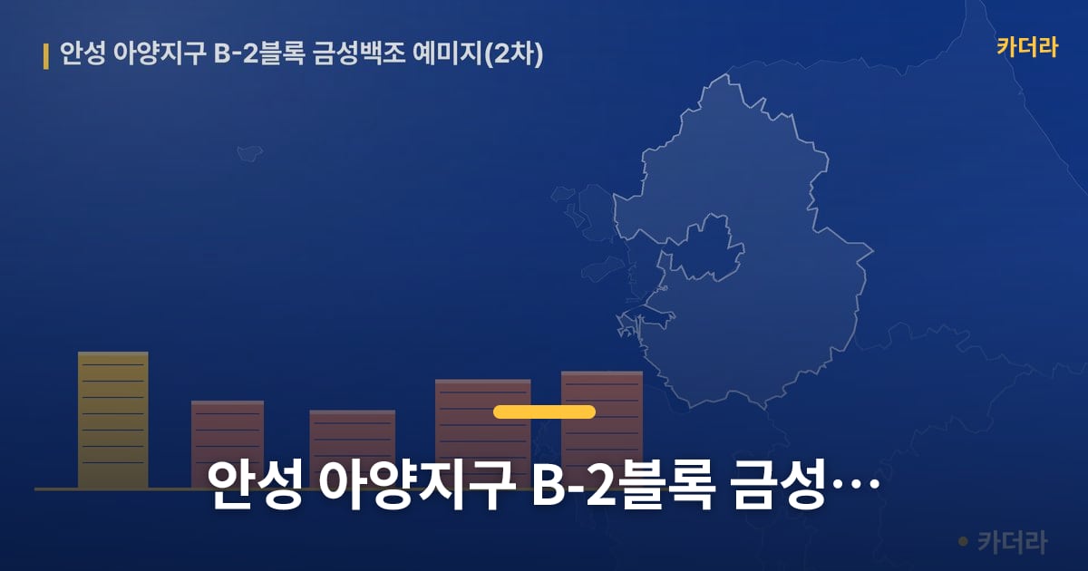 안성 아양지구 B-2블록 금성백조 예미지(2차) — 위치·규모·단계 한눈에