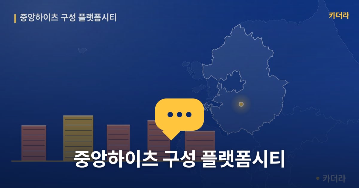 중앙하이츠 구성 플랫폼시티 — 위치·규모·단계 한눈에