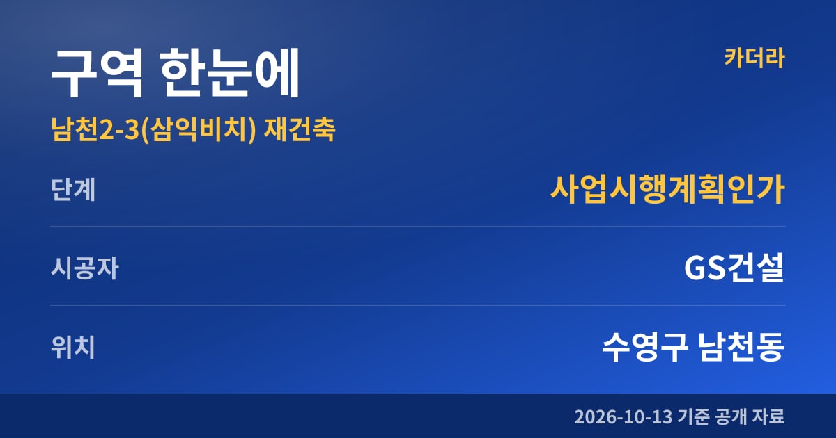 그랑자이 더 비치 구역 한눈에