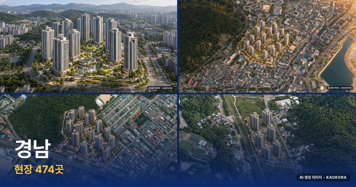 경남 분양·입주 예정 단지 AI 상상도 모음